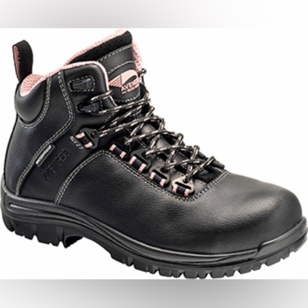 Women's Avenger 6" Composite Toe WP Work Boot A7287 Waterproof Steel Toe Sz 8.5